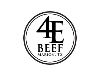 4E Beef logo design by J0s3Ph