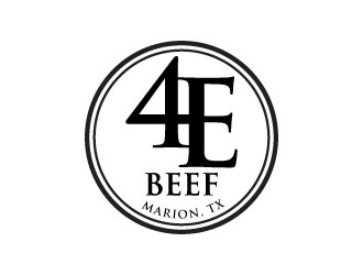 4E Beef logo design by J0s3Ph