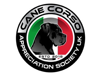 Cane Corso Appreciation Society UK logo design by MAXR