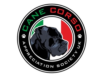 Cane Corso Appreciation Society UK logo design by DreamLogoDesign