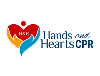 Hands and Hearts CPR logo design by Coolwanz