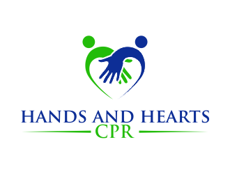 Hands and Hearts CPR logo design by qqdesigns