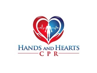 Hands and Hearts CPR logo design by usef44