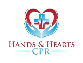 Hands and Hearts CPR logo design by ruki