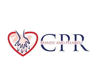 Hands and Hearts CPR logo design by deva