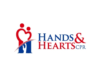 Hands and Hearts CPR logo design by efren