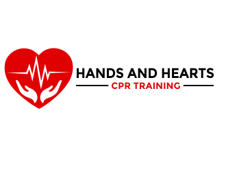 Hands and Hearts CPR logo design by aldesign