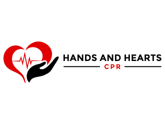 Hands and Hearts CPR logo design by aldesign