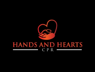 Hands and Hearts CPR logo design by Akhtar