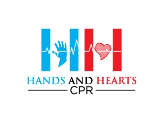 Hands and Hearts CPR logo design by IjVb.UnO