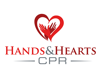 Hands and Hearts CPR logo design by 3Dlogos