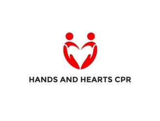 Hands and Hearts CPR logo design by maspion