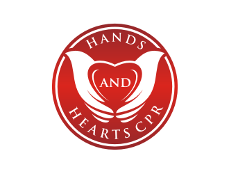Hands and Hearts CPR logo design by bricton