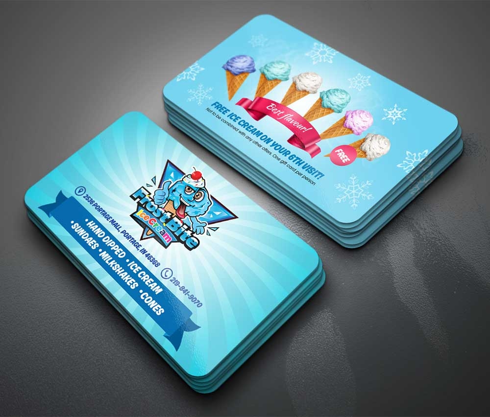 Frostbite Ice Cream logo design by yoecha