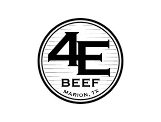 4E Beef logo design by J0s3Ph