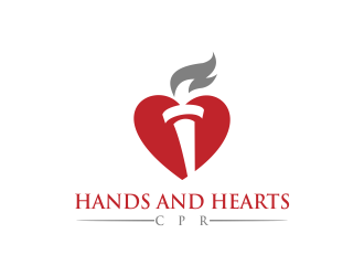 Hands and Hearts CPR logo design by luckyprasetyo
