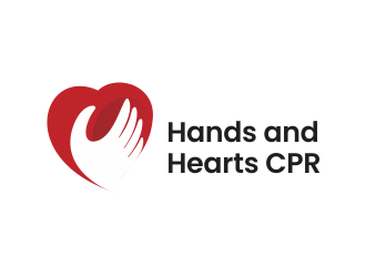 Hands and Hearts CPR logo design by Thoks