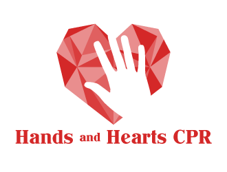 Hands and Hearts CPR logo design by fries