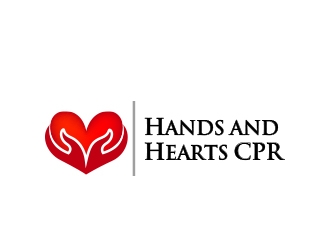 Hands and Hearts CPR logo design by adm3