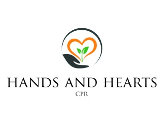 Hands and Hearts CPR logo design by jetzu