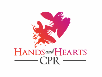 Hands and Hearts CPR logo design by serprimero