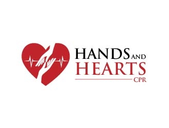 Hands and Hearts CPR logo design by usef44