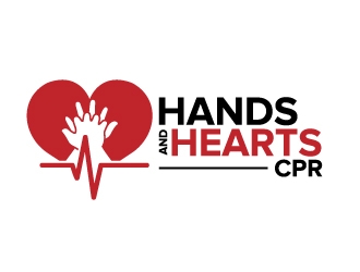 Hands and Hearts CPR logo design by jaize