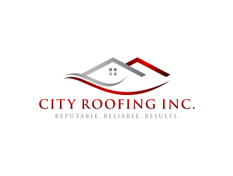 City Roofing Inc. logo design by bricton