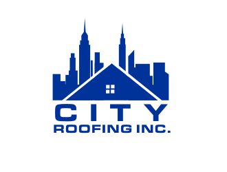 City Roofing Inc. logo design by rdbentar