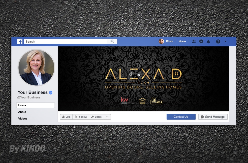 Alexa D logo design by Kindo