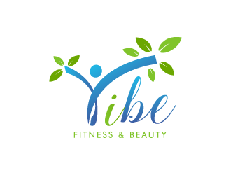 Vibe Fitness and Beauty  logo design by pencilhand