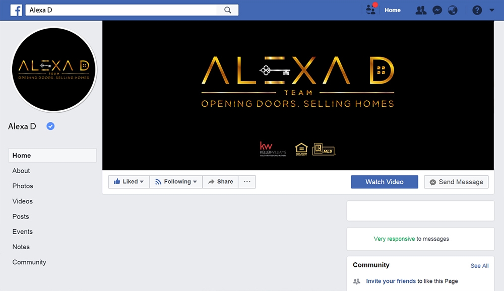 Alexa D logo design by abss