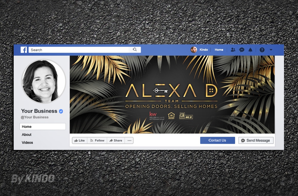 Alexa D logo design by Kindo