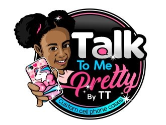Talk To Me Pretty by.TT logo design by veron
