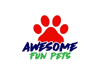 Awesome Fun Pets logo design by aryamaity