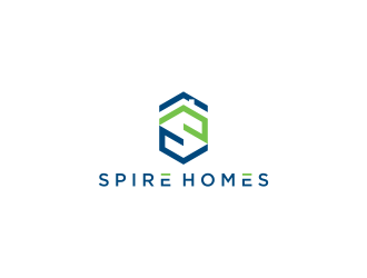 Spire Homes logo design by pel4ngi