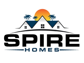 Spire Homes logo design by AamirKhan