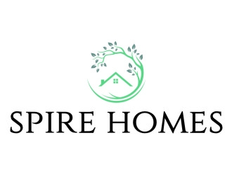 Spire Homes logo design by jetzu