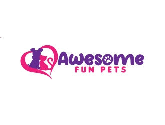 Awesome Fun Pets logo design by jaize