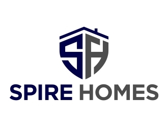 Spire Homes logo design by FriZign