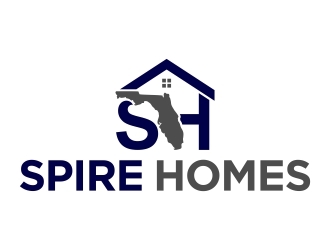 Spire Homes logo design by FriZign