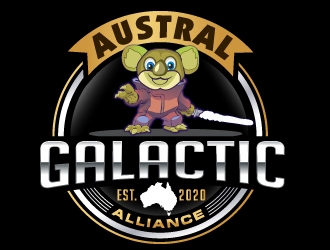 Australian Galactic Alliance  logo design by LucidSketch