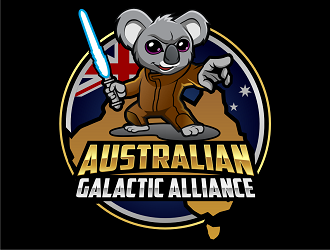 Australian Galactic Alliance  logo design by haze