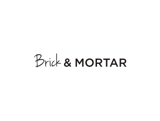 Brick & Mortar logo design by carman