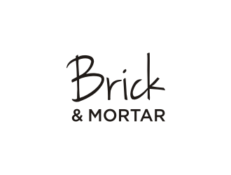 Brick & Mortar logo design by carman