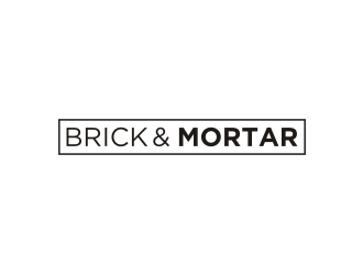 Brick & Mortar logo design by carman