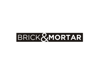 Brick & Mortar logo design by carman