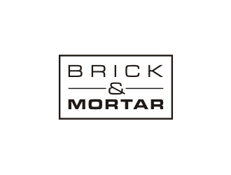 Brick & Mortar logo design by carman