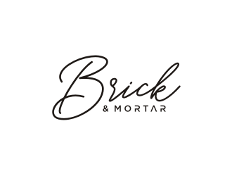 Brick & Mortar logo design by blessings