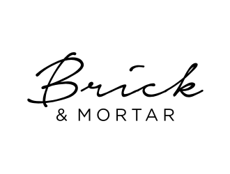 Brick & Mortar logo design by johana